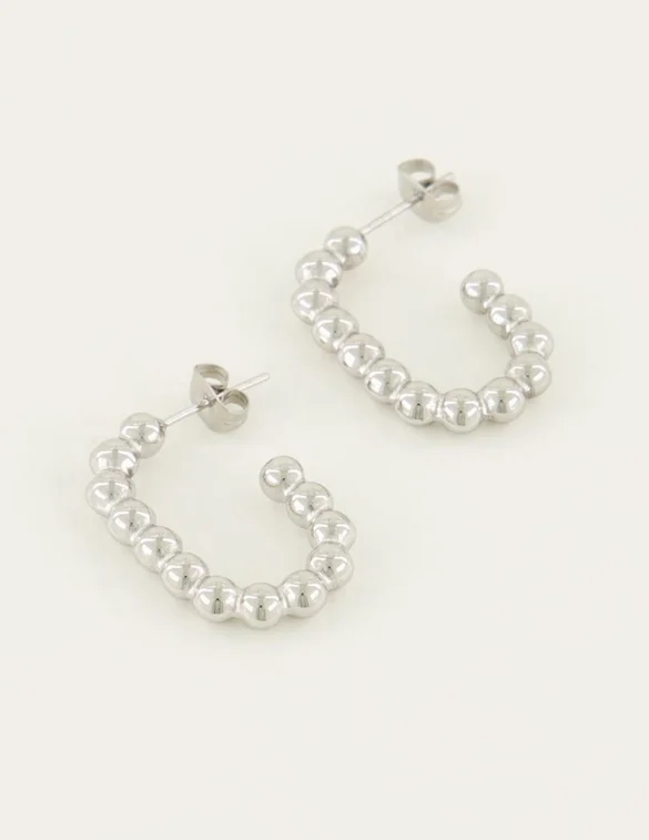 My Jewellery Oorhangers met bolletjes MJ04900
