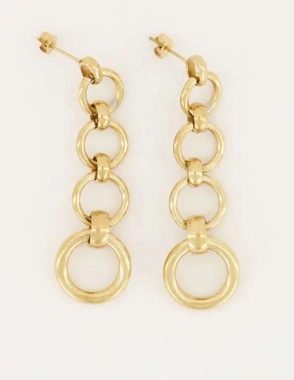 My Jewellery Oorhangers ronde schakels MJ05349