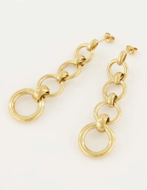 My Jewellery Oorhangers ronde schakels MJ05349