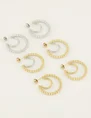My Jewellery Oorringen bolletjes dubbel MJ04902