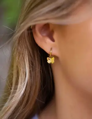 My Jewellery Oorringen hangende vlinder MJ05663