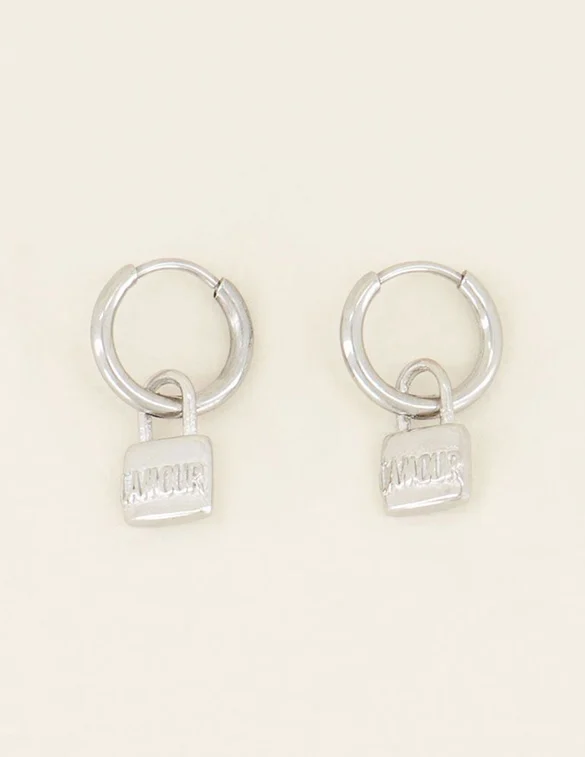 My Jewellery Oorringen love lock MJ04106