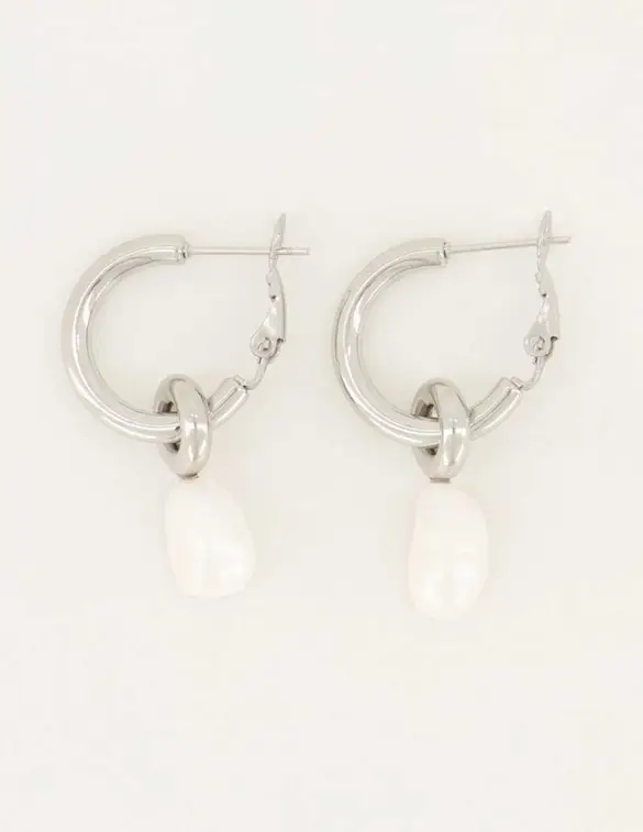 My Jewellery Oorringen met parel MJ01870