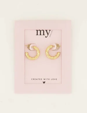 My Jewellery Oorringen open touwpatroon MJ01342