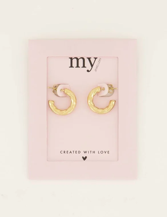 My Jewellery Oorringen open touwpatroon MJ01342