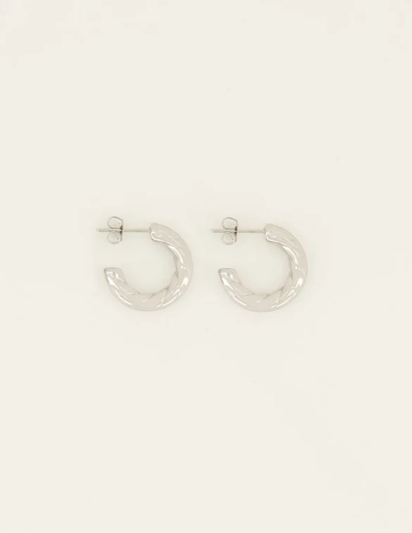 My Jewellery Oorringen open touwpatroon MJ01342