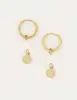 My Jewellery Oorringen parel en munt MJ05377
