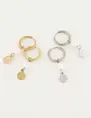 My Jewellery Oorringen parel en munt MJ05377