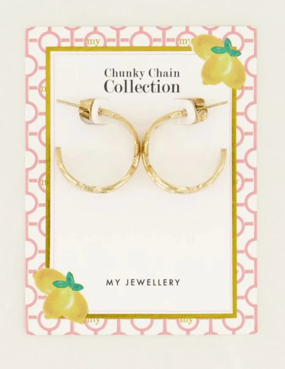 My Jewellery Oorringen schakels MJ04904