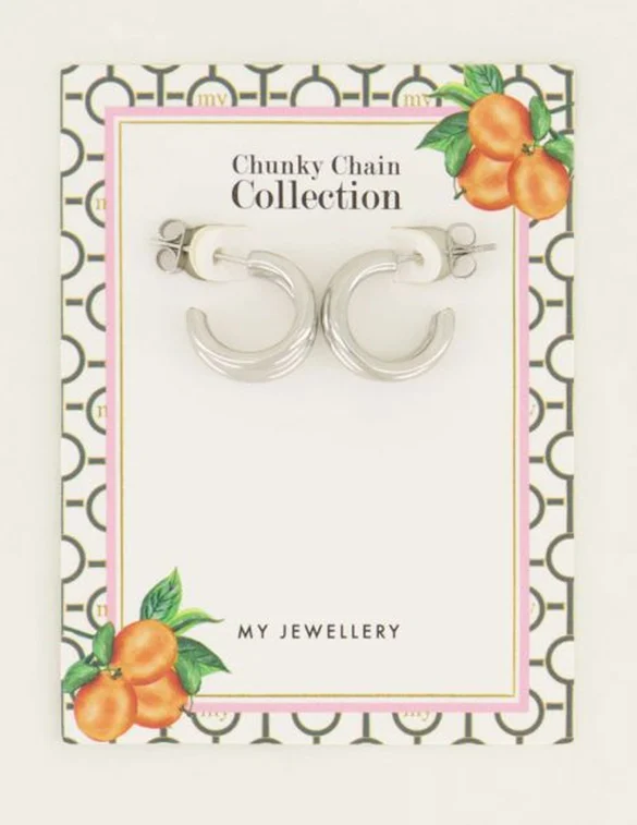 My Jewellery Oorringen twee lagen MJ04906