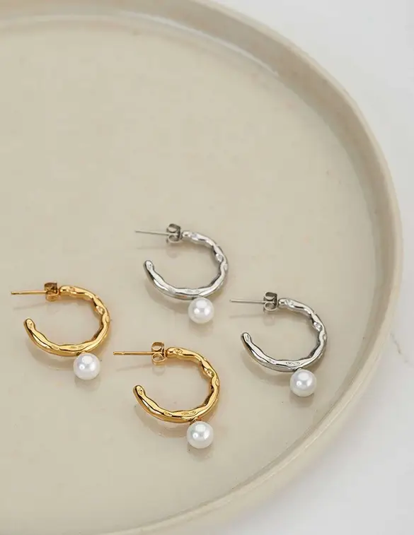 My Jewellery Oorringen zoetwaterparel MJ05407