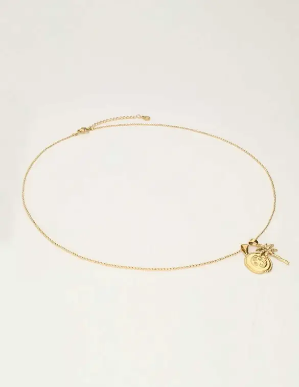 My Jewellery palmtree and coin necklace MJ10805