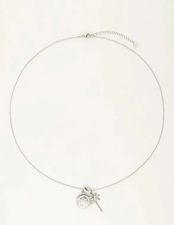 My Jewellery palmtree and coin necklace MJ10805