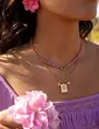 My Jewellery palmtree island flower necklace MJ10804