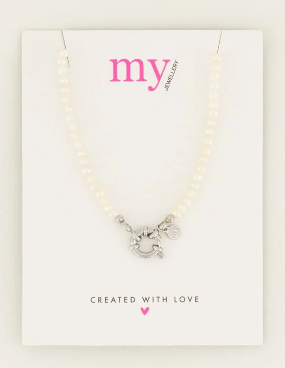My Jewellery Parelketting met slotje MJ04935