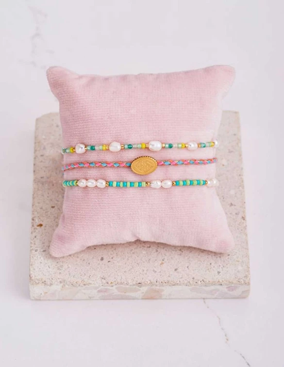 My Jewellery Pink - multicolored candy bracelet très belle MJ06556