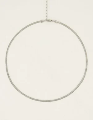 My Jewellery Platte schakelketting dun MJ04930