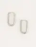 My Jewellery Rechthoekige oorhangers met steentjes MJ05574