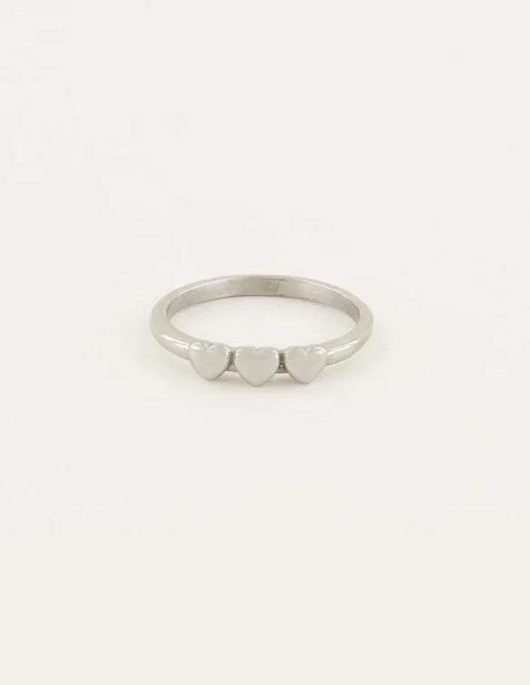 My Jewellery Ring 3 hartjes MJ04454