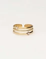 My Jewellery Ring 3 layer strass MJ10244