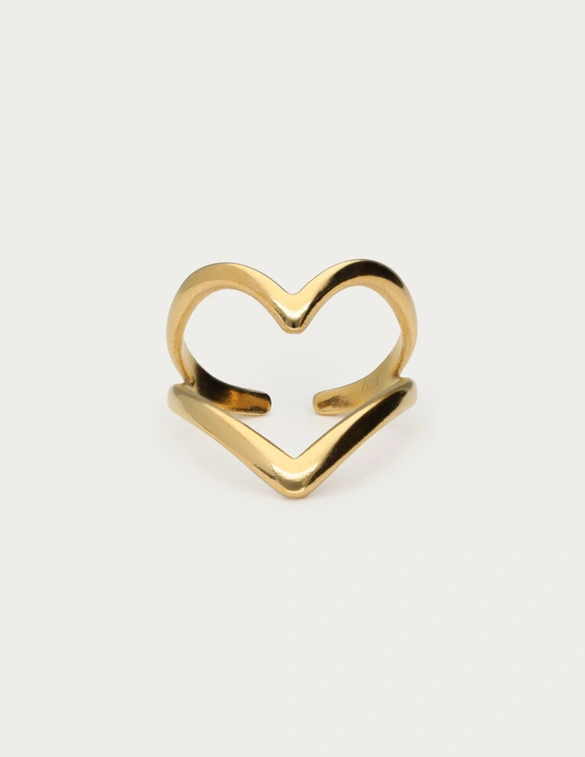 My Jewellery Ring big open heart MJ12554