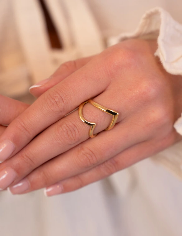 My Jewellery Ring big open heart MJ12554