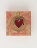 My Jewellery Ring burgundy heart MJ12616