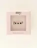 My Jewellery Ring clear & black stone MJ09222