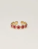 My Jewellery Ring daisy red big MJ11236