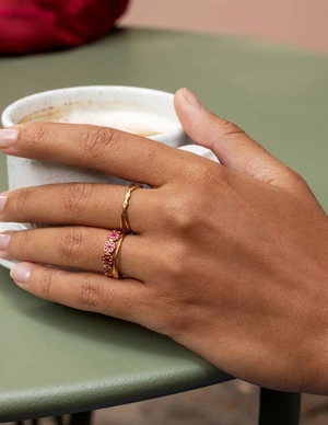 My Jewellery Ring daisy red big MJ11236