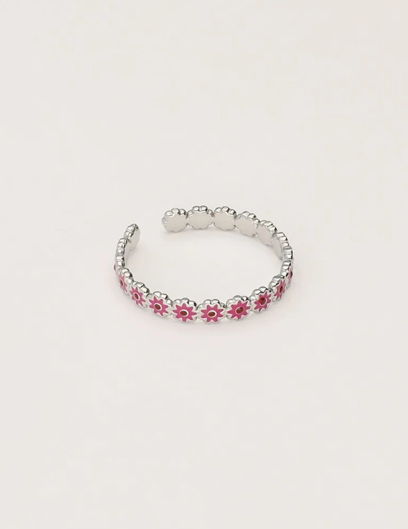 My Jewellery Ring daisy red MJ11238