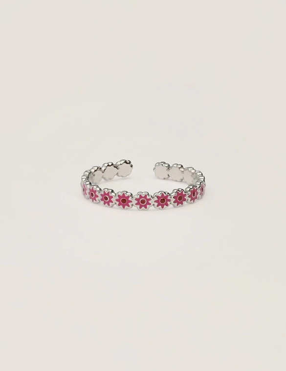 My Jewellery Ring daisy red MJ11238