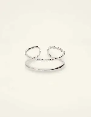 My Jewellery Ring double solid and dots MJ09058