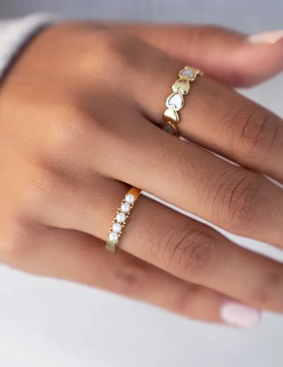 My Jewellery Ring five pearls MJ09253