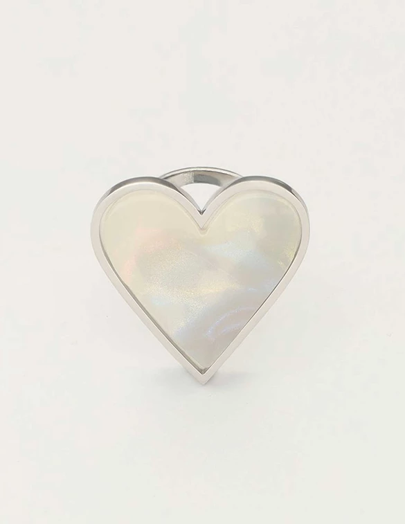 My Jewellery Ring heart white MJ10670