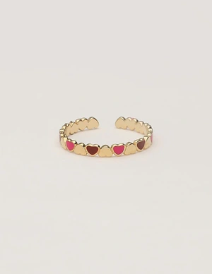 My Jewellery Ring hearts red MJ11242