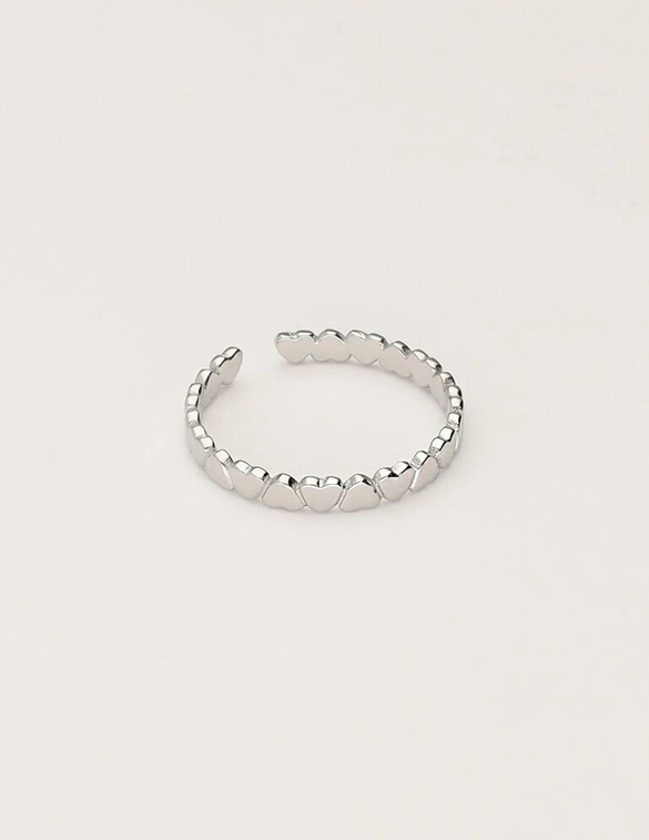 My Jewellery Ring hearts steel MJ11244