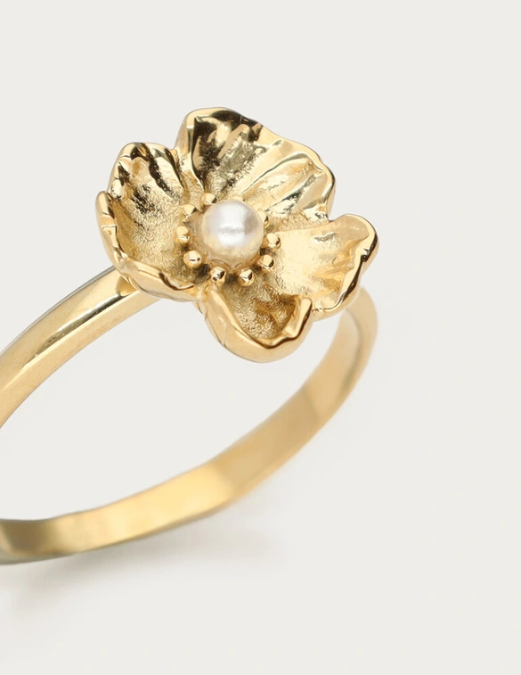 My Jewellery Ring klaproos pearl MJ13783