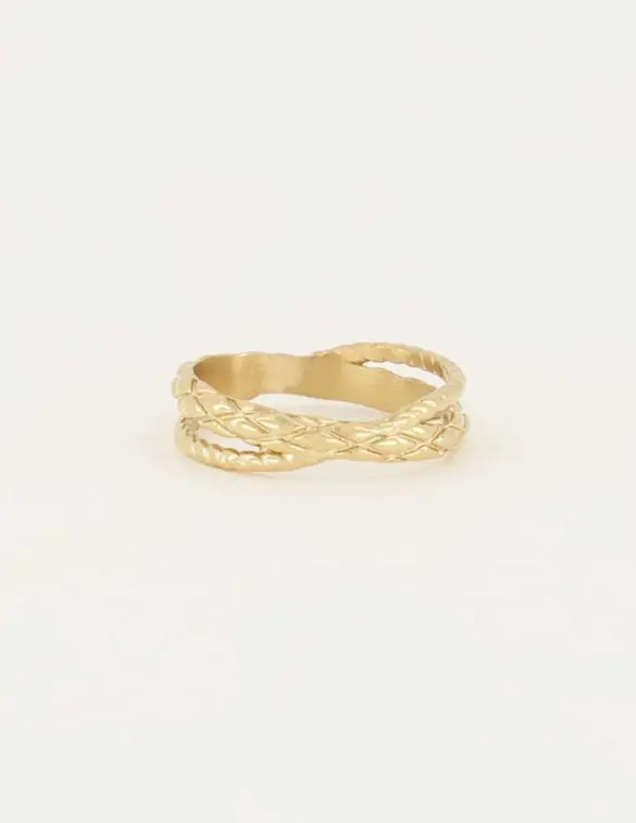 My Jewellery Ring met gedraaid patroon MJ05678