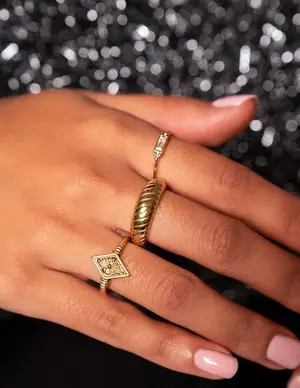 My Jewellery Ring organic check MJ09528