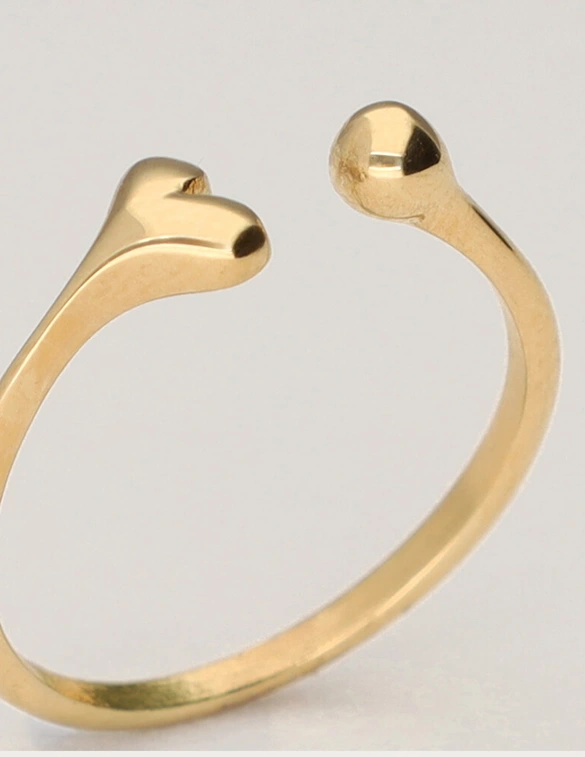 My Jewellery Ring pink heart dot MJ12052
