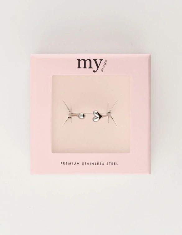My Jewellery Ring pink heart dot MJ12052
