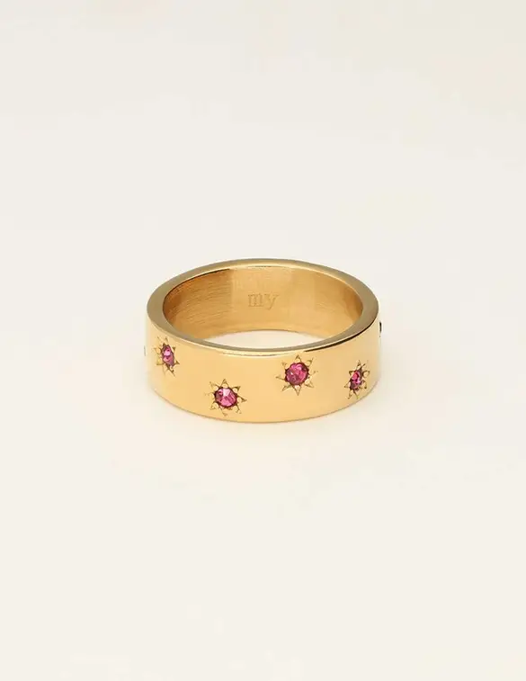 My Jewellery Ring pink strass MJ09444
