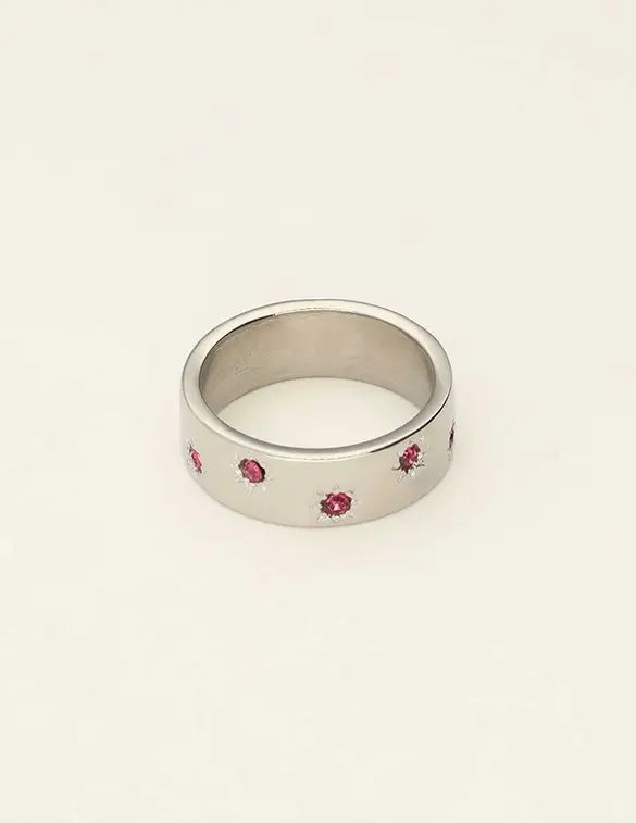 My Jewellery Ring pink strass MJ09444