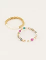 My Jewellery Ring Set Elastic Four Pearls MJ06390