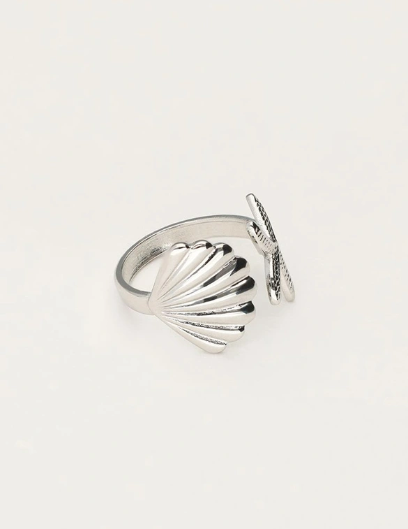 My Jewellery Ring statement shell & starfish MJ10775