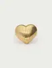 My Jewellery Ring stripe heart OS MJ13128