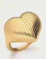 My Jewellery Ring stripe heart OS MJ13128