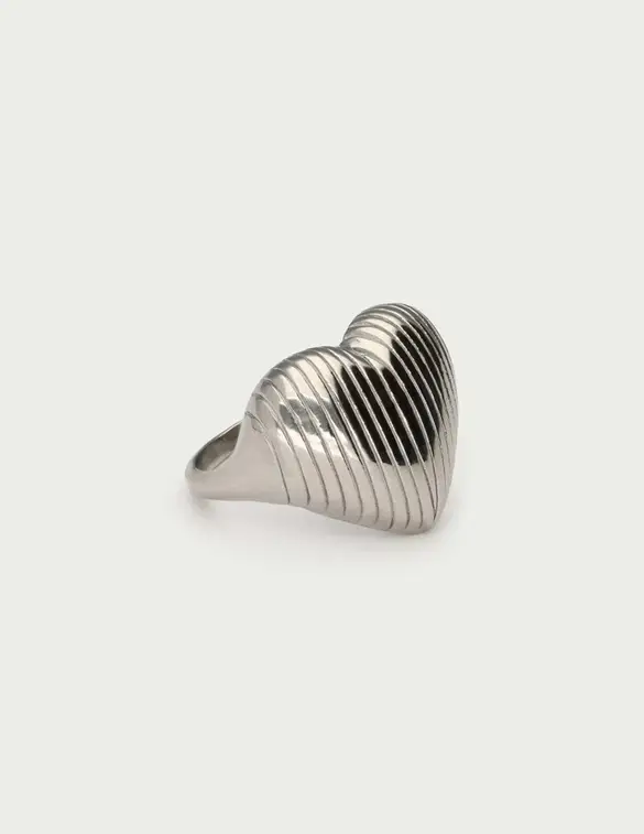 My Jewellery Ring stripe heart OS MJ13128