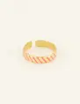 My Jewellery Ring stripe pink MJ08680